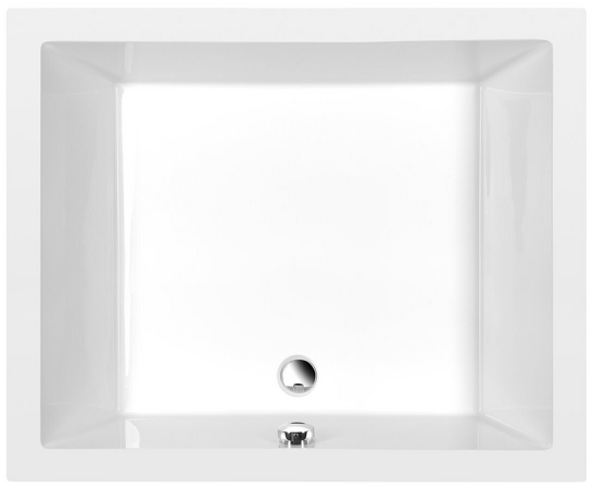 DEEP hluboká sprchová vanička s konstrukcí, obdélník 110x90x26cm, bílá