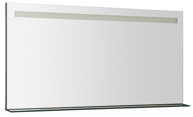 BRETO LED podsvícené zrcadlo s policí 1200x608mm