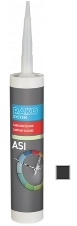 ASI 129, Sanitární silikon, černá, 310 ml