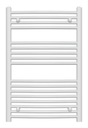 Otopné těleso 600mm oblé - bílé