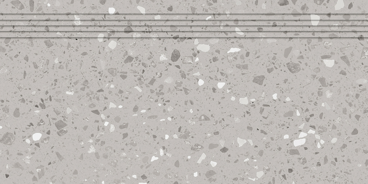 Porfido, DCPSE811, schodovka, 30 x 60 cm, šedá