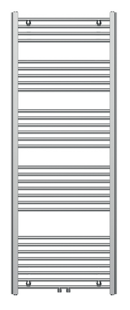 Otopné těleso chrom - rovné, středové připojení