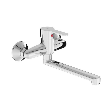 Dřezová/Umyvadlová nástěnná baterie s raménkem 210 mm, chrom Lyra plus Chrom H3111Z70042301
