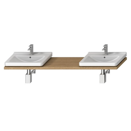 Atypická umyvadlová deska 1350-2200 mm Cubito pure Dub H46J4240145191