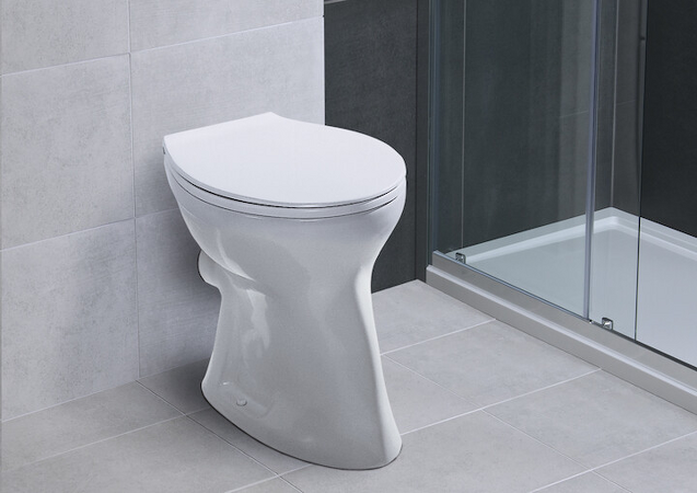 Samostatně stojící klozet, horizontální odpad Dino Bílá H8220000000001