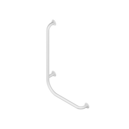 Madlo do sprchy, závěsné, pevné, pravé, bílé Universum Pergamon H3897220000001
