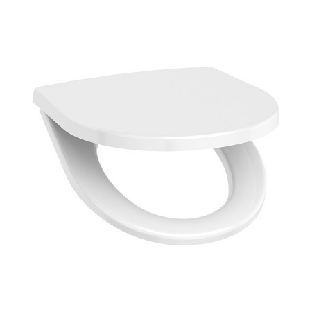 WC sedátko s poklopem, duroplast, Slowclose, kovové úchyty Lyra Plus Bílá H8903850000631