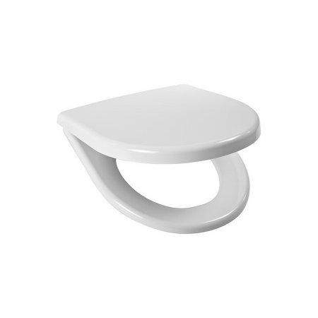 WC sedátko s poklopem, duroplast, Slowclose, plastové úchyty Lyra Plus Bílá H8933853000001