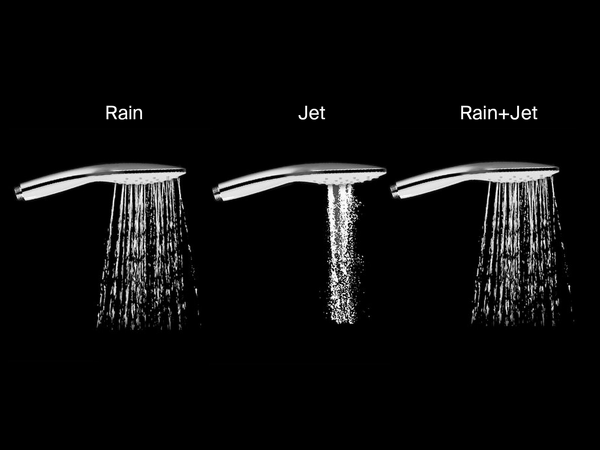 TD F 091.20 Sprchový sloup s termostat. bat. a setem, černý