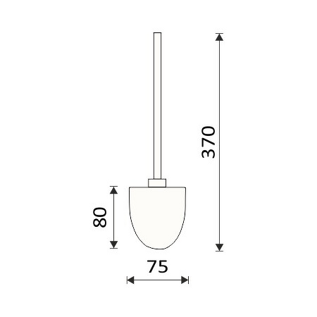 Náhradní WC kartáč