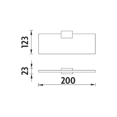 Police vhodná pro MOBIL, 20 cm.
