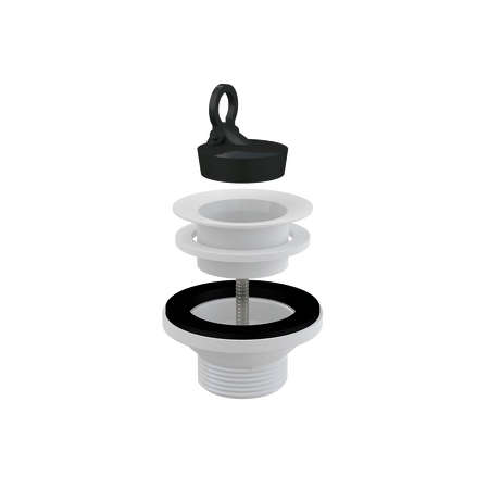 Výpust umyvadlová 5/4" s plastovou mřížkou DN63