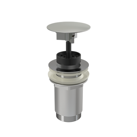 Výpust umyvadlová 5/4" celokovová, velká neuzavíratelná zátka, pro umyvadla bez přepadu