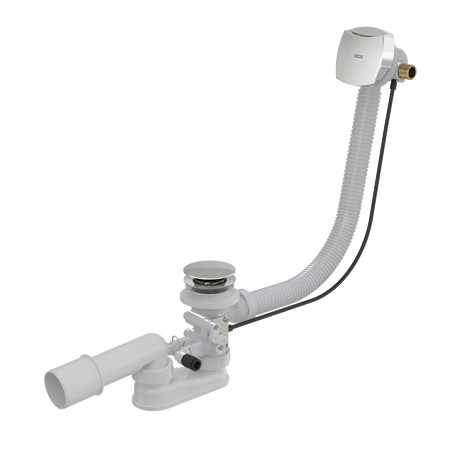 Sifon vanový s napouštěním přepadem pro hydromasážní vany, kov