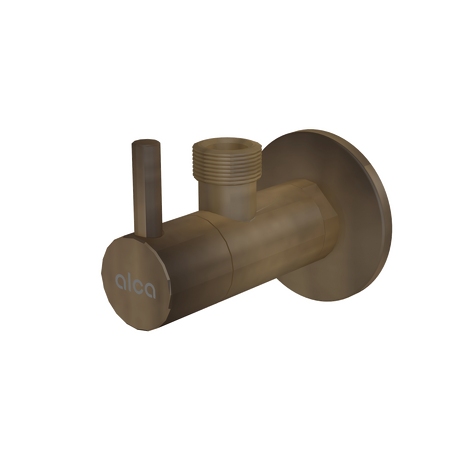 Ventil rohový s filtrem 1/2"×1/2", bronz-antic