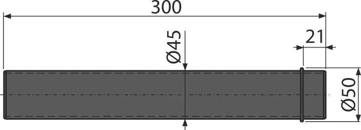 Propojovací díl k WC pro invalidy