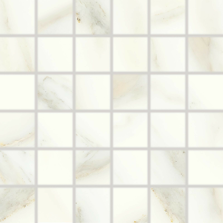 Cava, DDL06830, mozaika, 5 x 5 cm, bílá