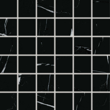 Flash, DDM06833, mozaika, 5 x 5 cm, černá