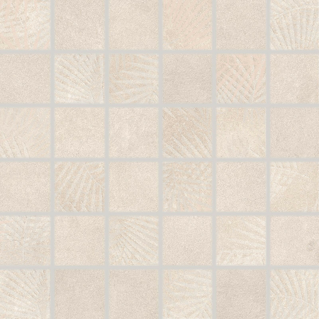 Lampea, WDM06688, mozaika, 5 x 5 cm, béžová