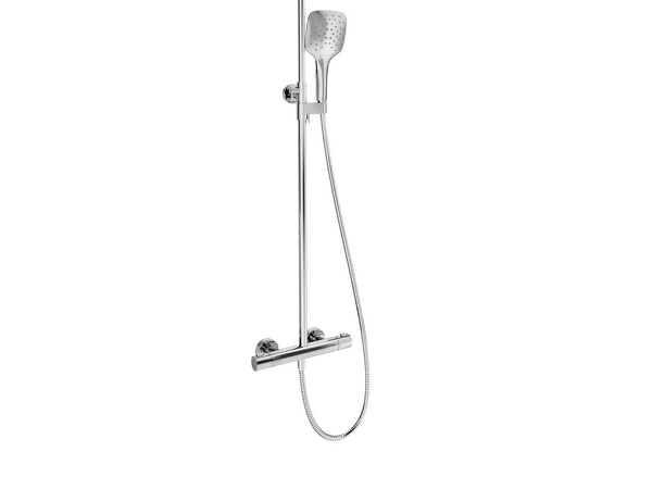 TE 093.01/150 Sprchový sloup 300 s termostatickou baterií, posuvný - chrom