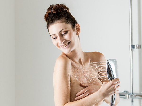 TE 092.01 Sprchový sloup vanový Termo 300, s bat. a setem - chrom