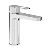 Umyvadlová páková baterie, výška 123 mm, Click-Clack výpust, chrom Pure H3114210041241 náhledová fotka produktu