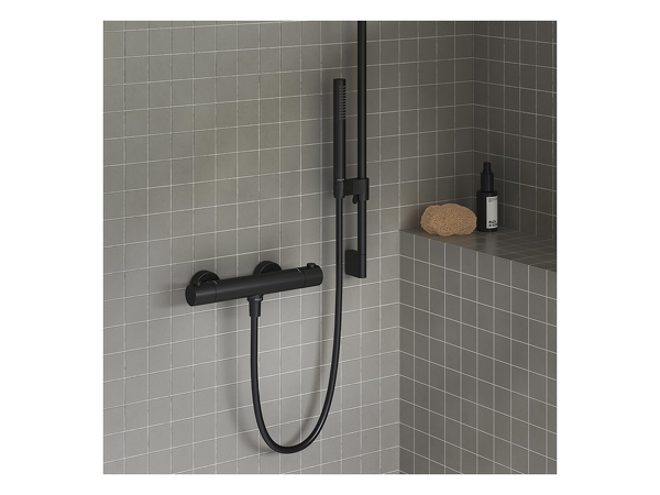 974.20 Tyč s posuvným držákem sprchy 70 cm, černý