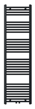 Otopné těleso černé - rovné, středové připojení