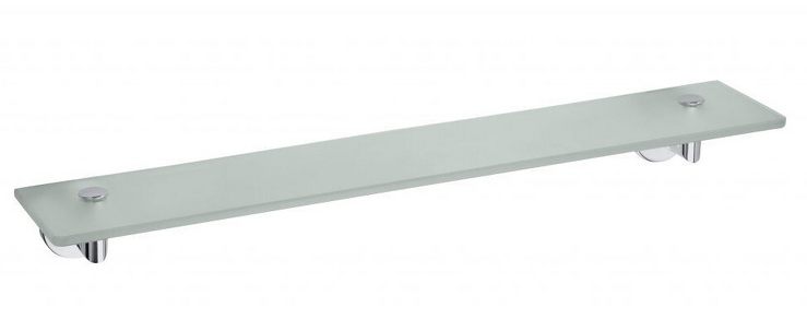 X-ROUND skleněná polička 600x130mm
