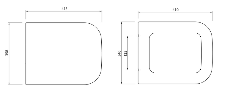 EGO WC sedátko, bílá