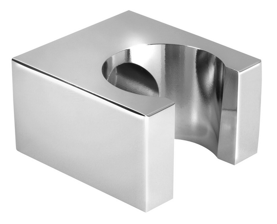 Držák sprchy hranatý, pevný, chrom