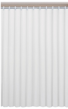UNI sprchový závěs 120x200cm, vinyl, bílá