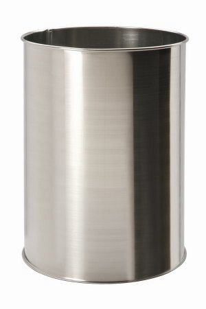 Odpadkový koš bez víka 9l, broušený nerez