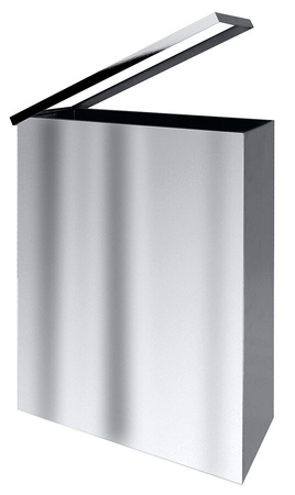 Odpadkový koš nástěnný 25l, broušený nerez