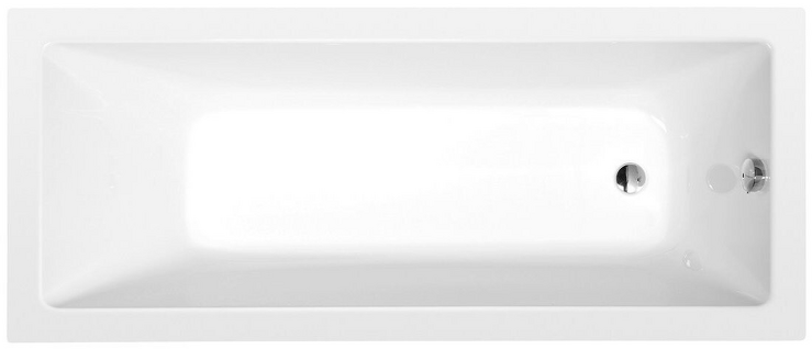NOEMI obdélníková vana 160x70x39cm, bílá