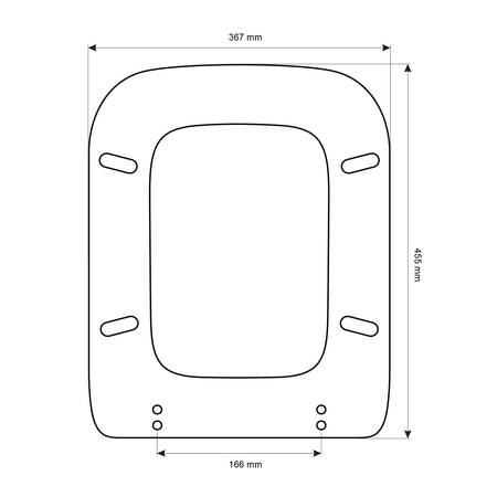 WALDORF WC sedátko, Soft Close, bílá/chrom