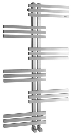 RADO otopné těleso 600x1190 mm, 254W, broušený nerez