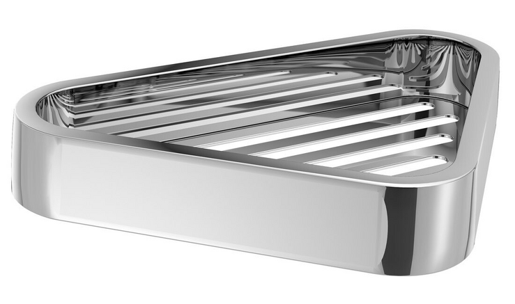 SMART rohová police do sprchy, 170x30x170mm, chrom