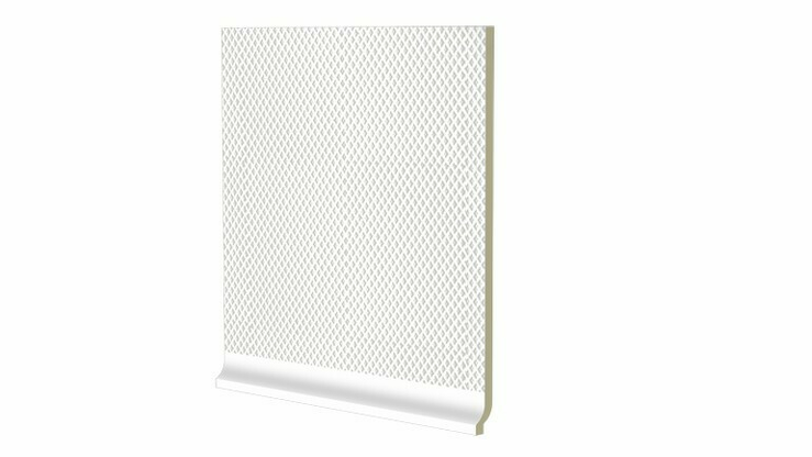 Color Two, sokl s požlábkem, 20x20 cm, bílá