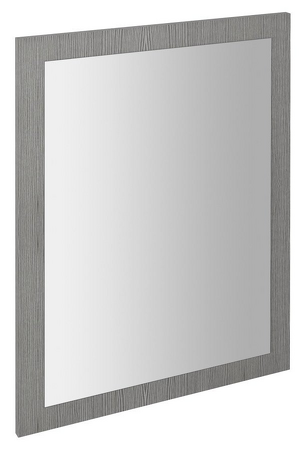 NIROX zrcadlo v rámu 600x800x28mm, dub stříbrný
