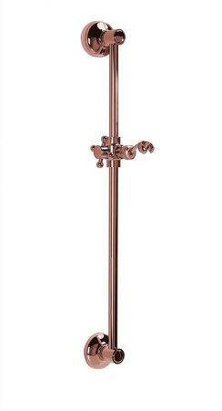 ANTEA sprchová tyč, posuvný držák, 670mm, růžové zlato