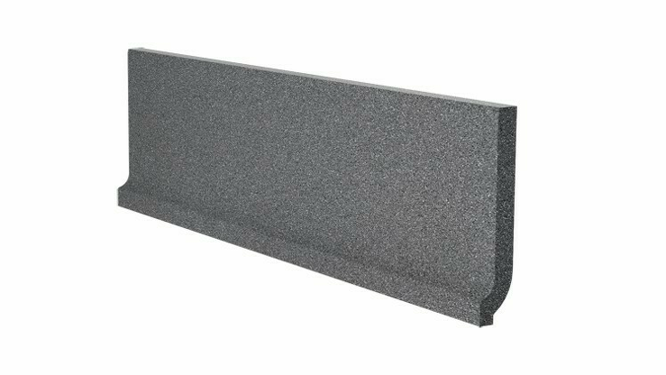 Taurus Granit, TSPJB065, sokl s požlábkem, 30 x 8 cm, 65 Antracit