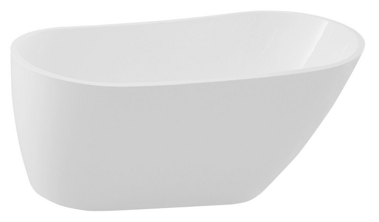 TISA volně stojící vana, 150x75 cm, bílá