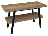 TWIGA umyvadlový stolek 120x72x50 cm, černá mat/dub Rover náhledová fotka produktu