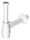 Umyvadlový sifon 5/4", DN40, bílá náhledová fotka produktu