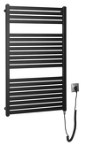 TONDI-E elkt.otopné těleso rovné, 600x970mm, černé náhledová fotka produktu