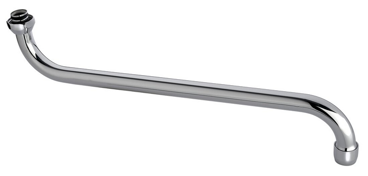 Universální výtokové ramínko k baterii, 350 mm, typ-S, chrom