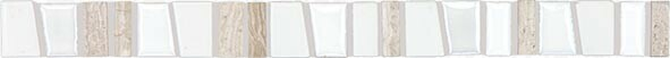 Garda, GLLJV101, listela, 30 x 2,5 cm, bílošedá