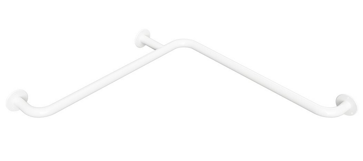 Madlo do sprchy 670x670mm, bílá