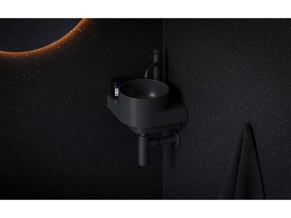 ES 012.20BLM Umyvadlová bat. 190 mm, bez výp., black matt